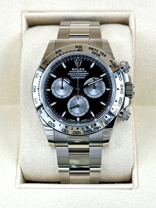 NEW 2023 Rolex Daytona 40mm 126509 White Gold Black Dial - My Watch Lux